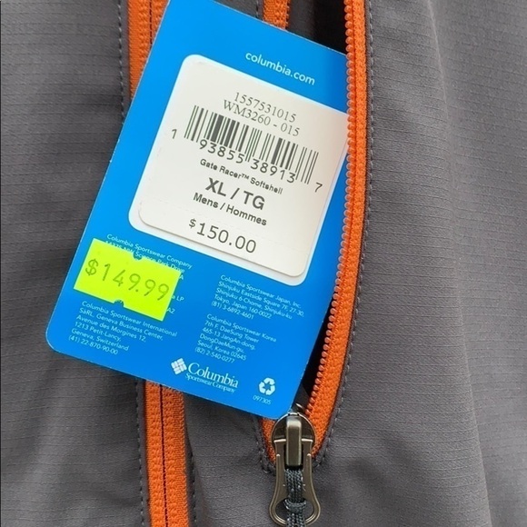 Columbia Mens Gate Racer Softshell Jacket - Picture 5 of 11